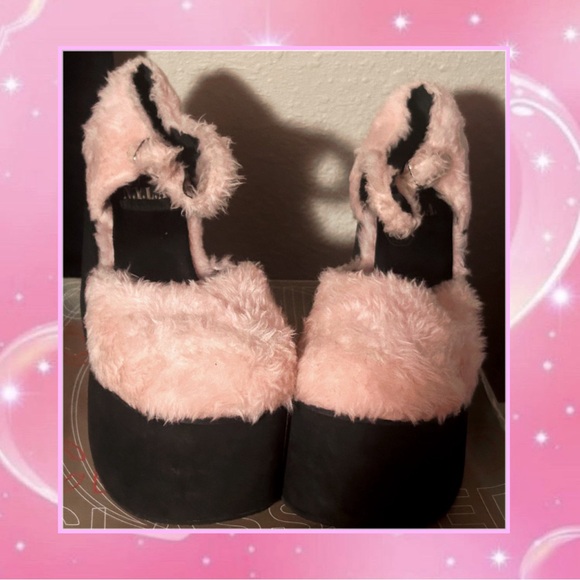 Vintage 90s Chunky Platform Sandals - Picture 3 of 3